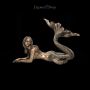 FS25817 Meerjungfrauen Figur Liegend bronziert groß - 360° Ansicht