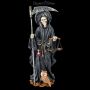 FS25834 Santa Muerte Figur mit Waage schwarz - 360° presentation