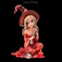 FS25842 Hexen Figur Rina im roten Outfit - 360° presentation