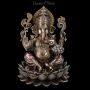 FS25890 Ganesha Figuz Elefantenköpfiger Gott auf Lotus - 360° presentation