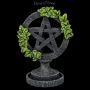 FS25916 Rückfluss Räucherhalter Wicca Pentagramm mit Efeu - 360° presentation