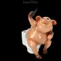 FS25945 Lustige Schweine Figur Selfie am Klo - 360° presentation