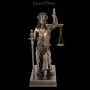 FS26074 Justitia Figur Römische Göttin knieend - 360° Ansicht