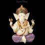 FS26381 Ganesha Figur handbemalt - Symbol der WEisheit - 360° Ansicht