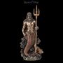 FS26402 Poseidon Figur Griechischer Gott mit Dreizack - 360° Ansicht