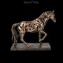 FS26409 Pferde Figur LED Anstrakte Passage - 360° presentation