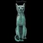 FS26423 Bastet Figur Ägyptische Katze in Bronze Optiok - 360° presentation