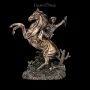 FS26773 Cowboy Figur mit Lasso auf Pferd - 360° Ansicht
