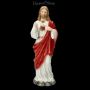 FS26861 Heiligenfigur Porzellan Gesegnetes Herz Jesu - 360° Ansicht