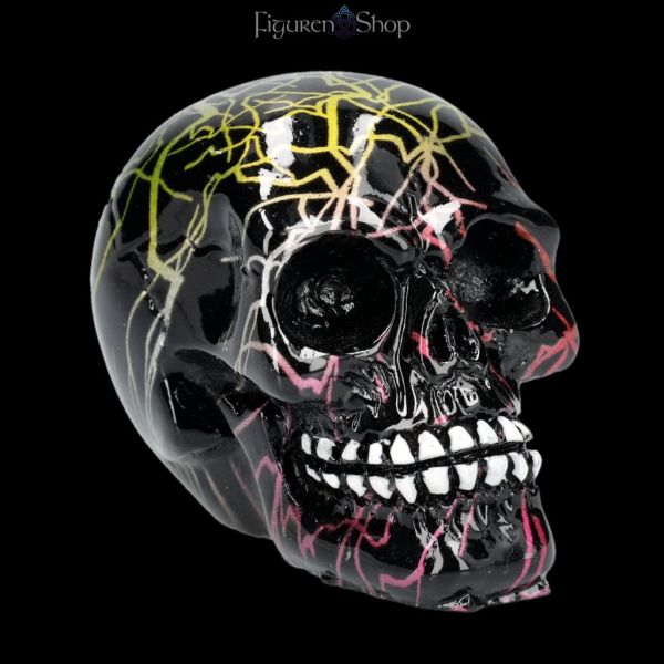 Totenkopf Figur - Blitzschädel Electro klein