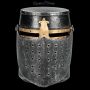 Spardose - Kreuzritter Helm - 360° Ansicht