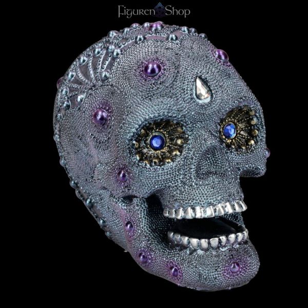 Deko Totenkopf verziert - Bejewelled