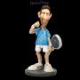 Tennisfigur - Lustiger Tennisspieler by Warren Stratford - 360° Ansicht