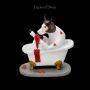 CowParade Kuhfigur - Pin-Up Cow - 360° Ansicht