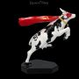 CowParade Kuhfigur - Super Cow - 360° Ansicht