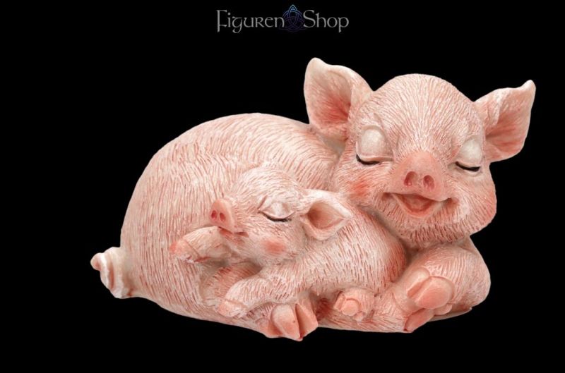 Mini Pig Figurine with Baby Pig - Cuddle