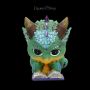 Drachen Figur Mini - Kindle - 360° Ansicht