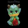 Drachen Figur Mini - Cinders - 360° Ansicht