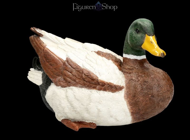 Gardening Figurine Duck - Mallard Drake Lying