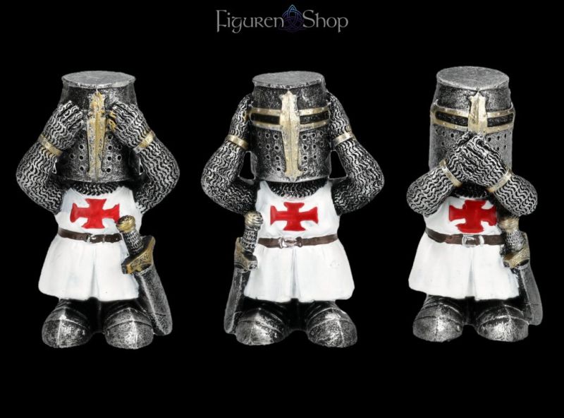 Kreuzritter Figuren 3er Set - Drei weise Ritter
