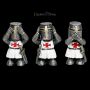 Kreuzritter Figuren 3er Set - Drei weise Ritter - 360° Ansicht