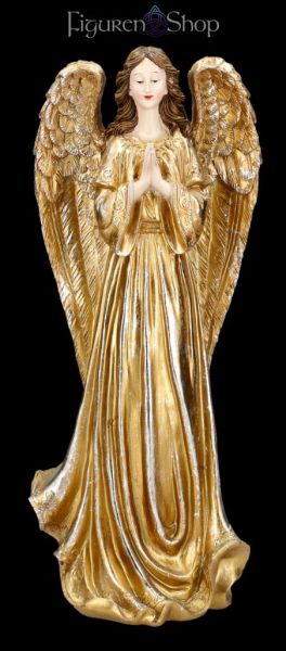 Engelfigur betend - goldfarben 36 cm