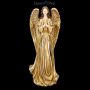 Engelfigur betend - goldfarben 36 cm - 360° Ansicht