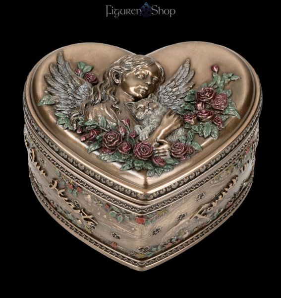 Katzenurne Herz mit Engel - Forever in Our Hearts