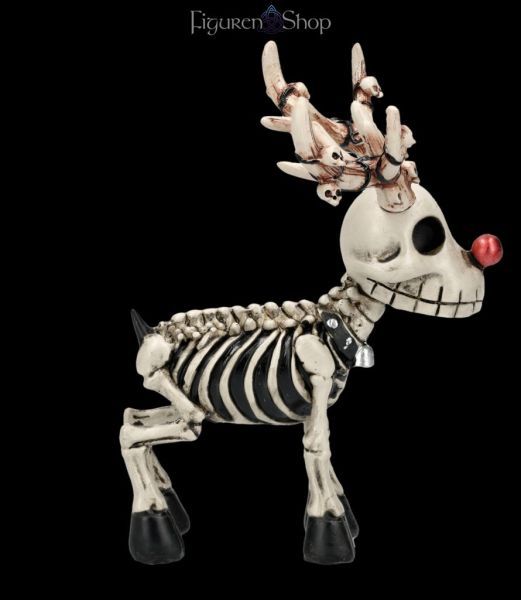 Skelett Rentier Weihnachtsfigur - Rudi