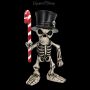 Skelett Weihnachtsfigur - Candyman - 360° Ansicht