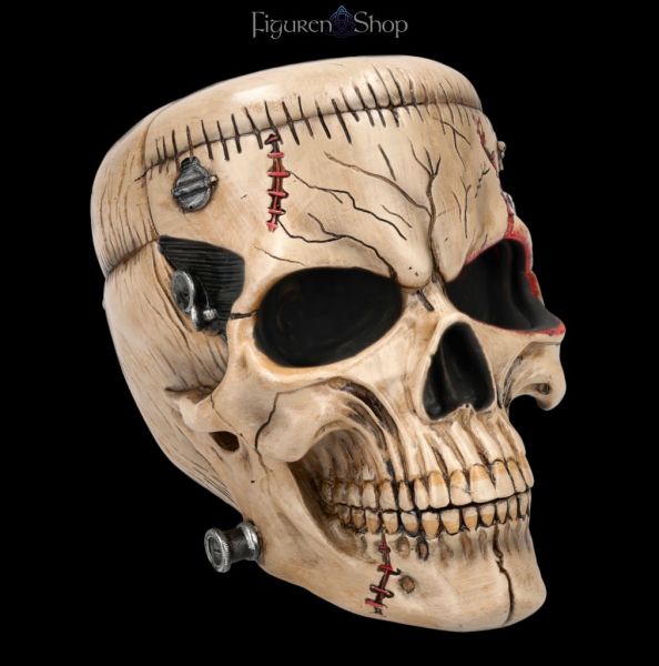 Frankenstein Skull Figurine – The Monster of Madness