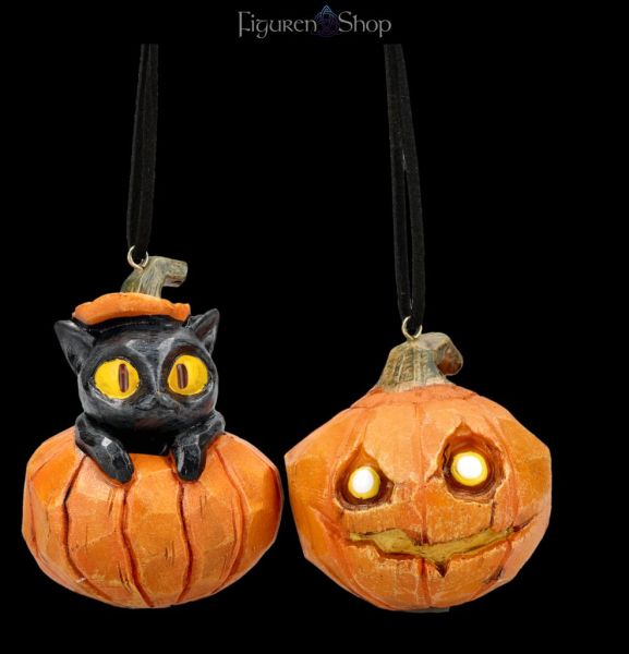 Halloween Kürbis Anhänger - Pumpkin & Patch 2er Set