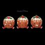 Christmas Pudding Figuren 3er Set - Drei weise Puddings - 360° Ansicht