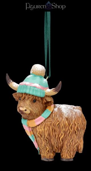 Highland Cow Hängeornament - Winter