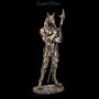 KS3206 Anubis Figur als Krieger bronziert - 360° presentation