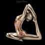KS3678 Yoga Figur Eka Pada Rajakapotasana Stellung - 360° presentation