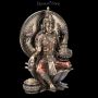 KS5284 Hindu Goettin Figur Lakshmi bronziert - 360° presentation