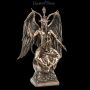 ML12478 Baphomet Figur bronziert gross - 360° Ansicht