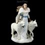 ML12904 Figur Wolf Waechter Winter Guardians by Anne Stokes - 360° presentation