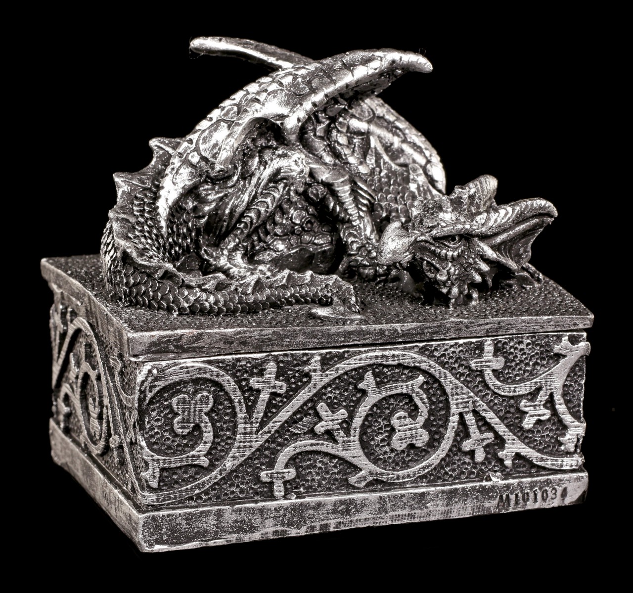 Dragon Box - My Treasures - Silver colored