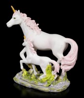 Unicorn Figurine - Mother with Foal