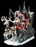 Sensenmann Weihnachtsfigur im Schlitten - Slay Bells