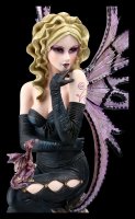 Large Fairy Figurine - Liliana with Dragon