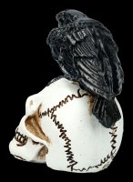 Alchemy Raven on Skull - small