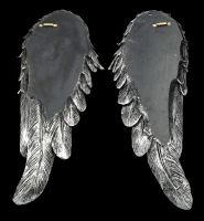Wall Decoration - Angel Wings Silver Coloured