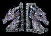 Dragon Bookends Set - Purple