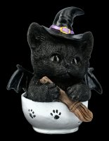 Witch Cat Figurine - Kit-Tea