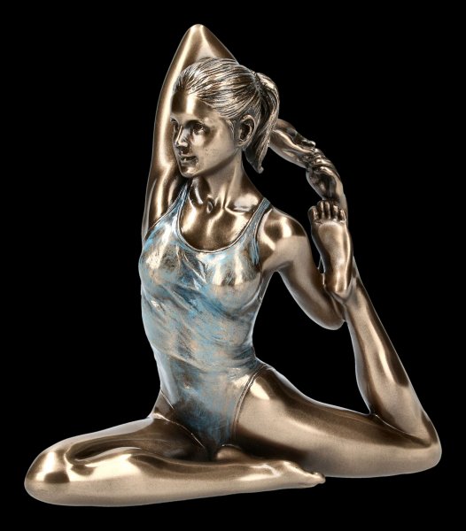 Female Yoga Figurine - Eka Pada Rajakapitasana Position
