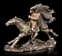Wikinger Figur klein auf Pferd mit Axt