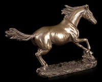 Pferde Figur - Laufend bronziert